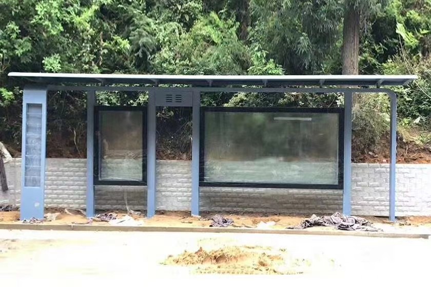 候車(chē)亭廣告垃圾箱批量定制(圖6)